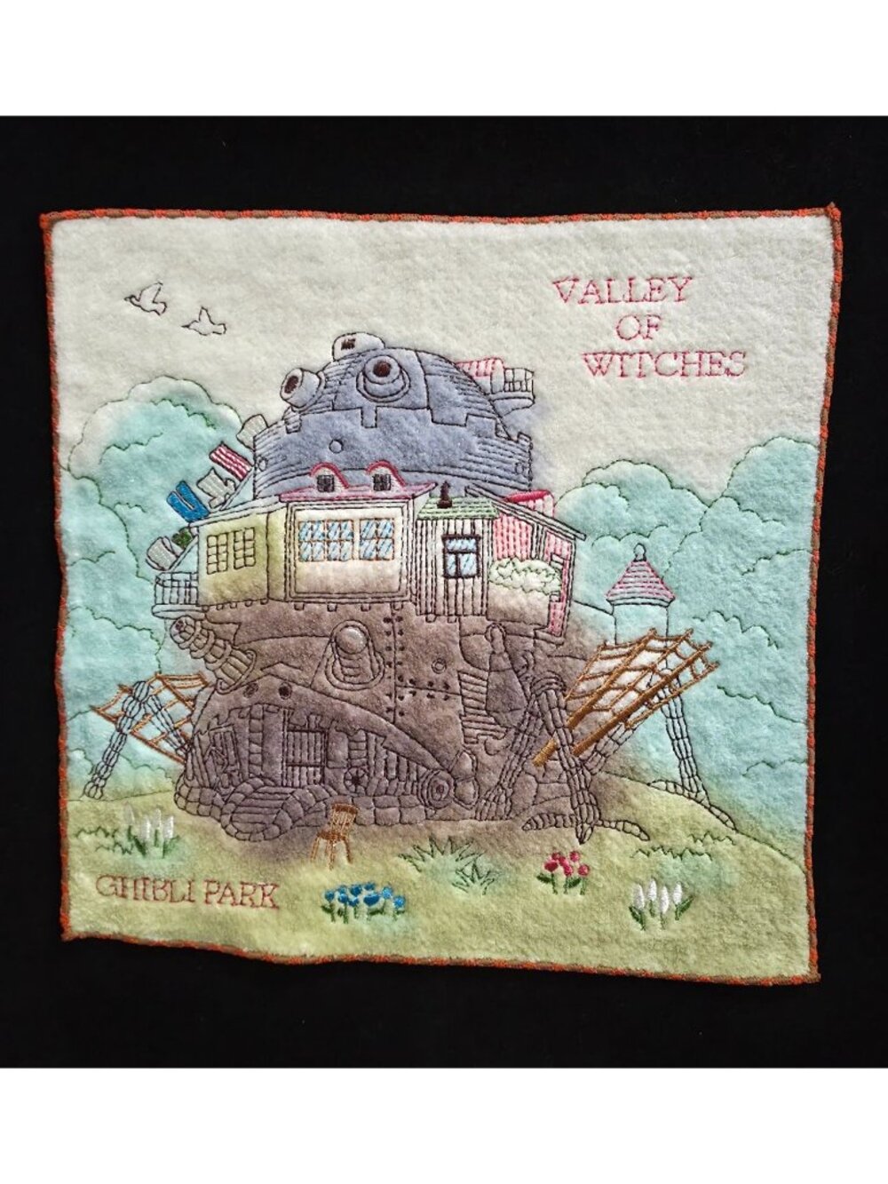 Studio Ghibli Park Exclusive Howl's Moving Castle Witch Valley Mini Towel 10x10"